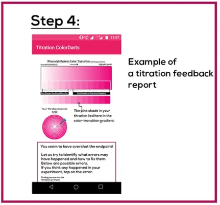 Titration ColorDarts android App screenshot 2